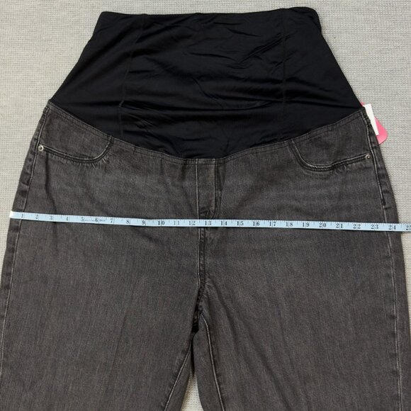 Isabel Maternity By Ingrid Isabel Womens Black Jeans Power Stretch Size 14 NWT - Picture 11 of 16